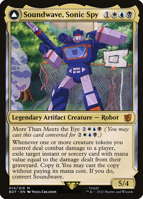 BOT: Soundwave, Sonic Spy (Foil)