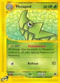 EX: Metapod (Reverse Holofoil)
