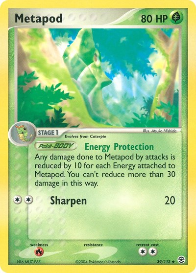 RG: Metapod (Reverse Holofoil)