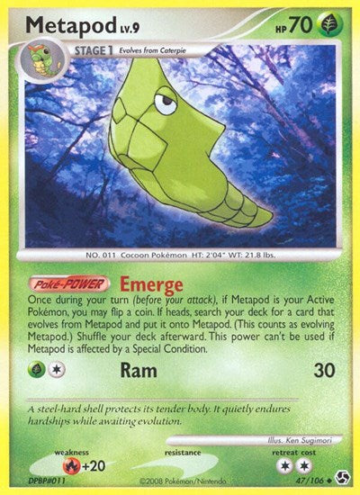 GE: Metapod (Reverse Holofoil)