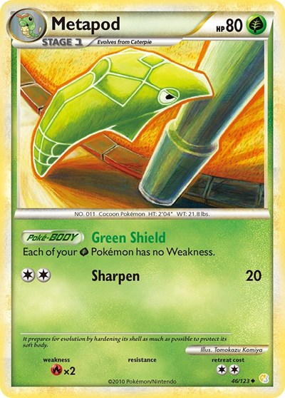 HS: Metapod (Reverse Holofoil)