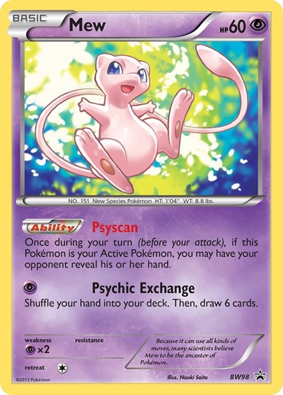 PR: Mew - BW98 (Holofoil)