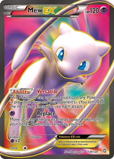 DRX: Mew EX (120 Full Art) (Holofoil)