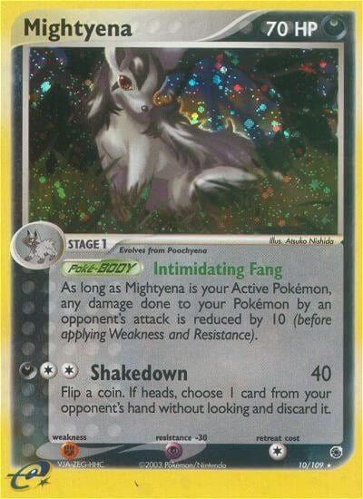 RS: Mightyena - 10/109 (Reverse Holofoil)