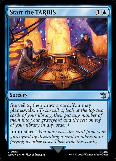 WHO: Start the TARDIS (Surge Foil)