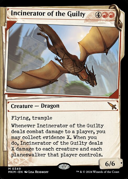 MKM: Incinerator of the Guilty (Showcase) (Foil)