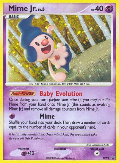 PR: Mime Jr. - DP22 (Holofoil)