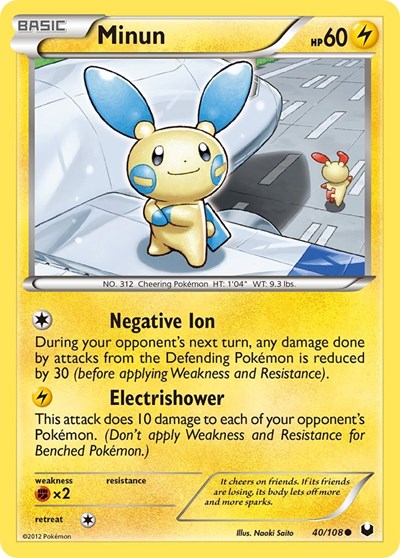 DEX: Minun (Reverse Holofoil)