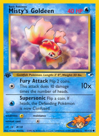 G1: Misty's Goldeen (85) (1st Edition)