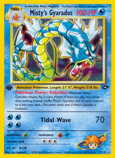 G2: Misty's Gyarados (1st Edition Holofoil)