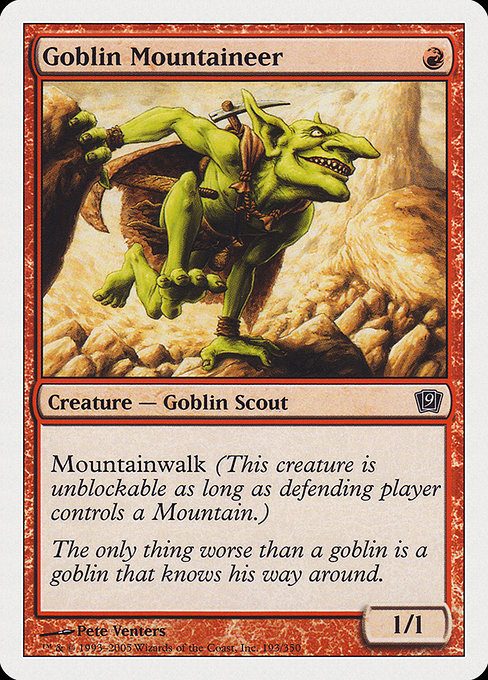 9ED: Goblin Mountaineer