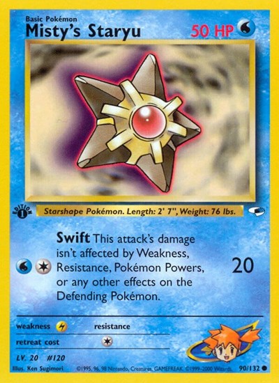 G1: Misty's Staryu (1st Edition)