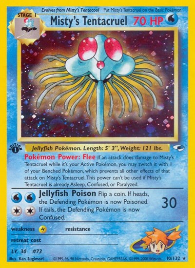 G1: Misty's Tentacruel (1st Edition Holofoil)