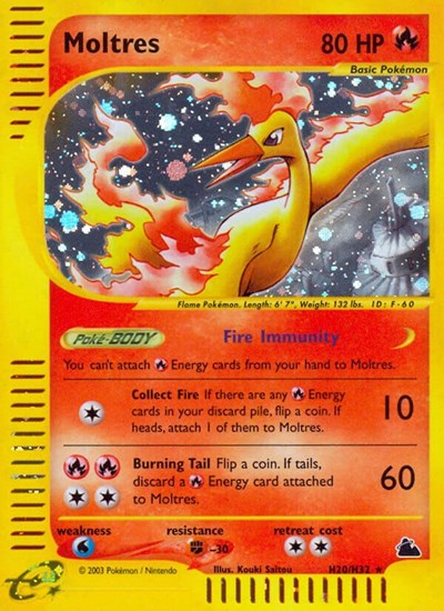 SK: Moltres (H20) (Holofoil)