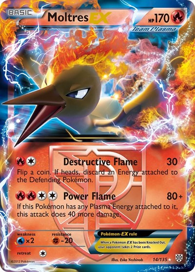 PLS: Moltres EX (Team Plasma) (Holofoil)
