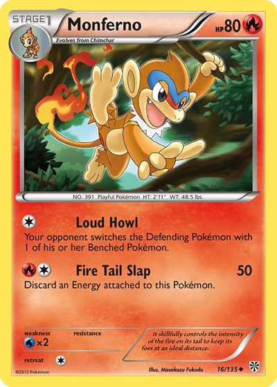 PLS: Monferno (Reverse Holofoil)