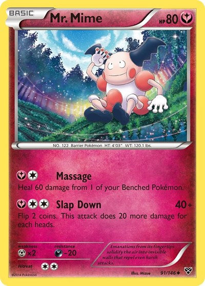 XY: Mr. Mime (Reverse Holofoil)