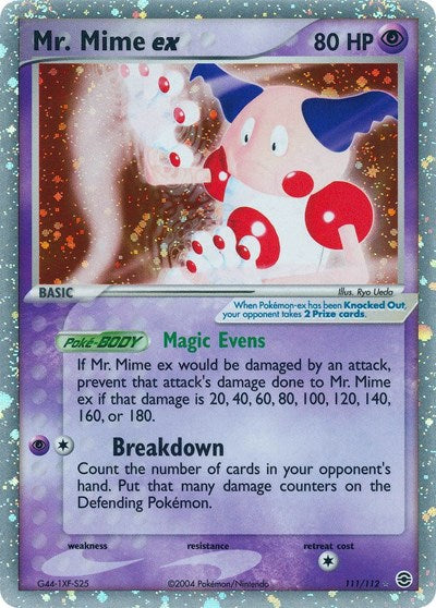 RG: Mr. Mime ex - 111/112 (Holofoil)