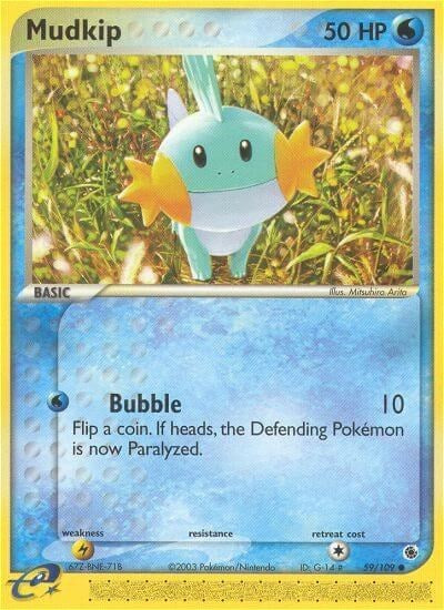 RS: Mudkip - 59/109 (Reverse Holofoil)