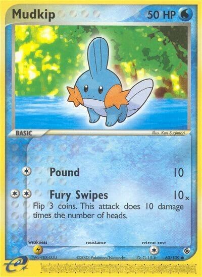 RS: Mudkip - 60/109 (Reverse Holofoil)