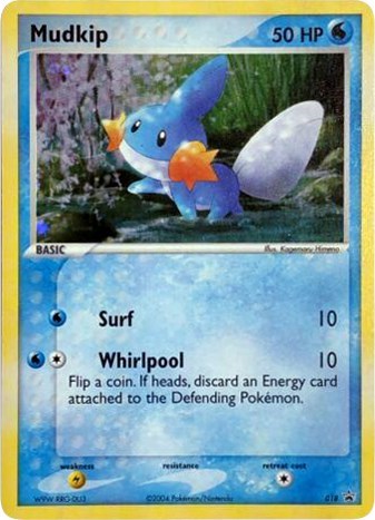 PR: Mudkip - 018 (EX Deck Tin) (Holofoil)