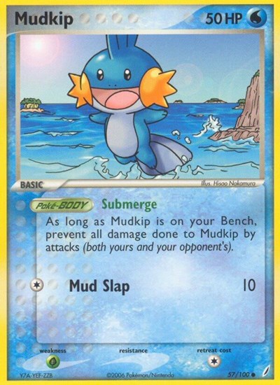 CG: Mudkip - 057/100 (Reverse Holofoil)