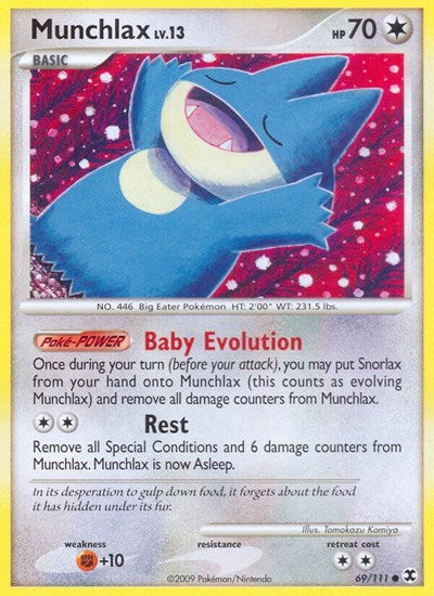 RR: Munchlax (69) (Reverse Holofoil)