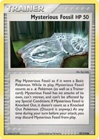 HP: Mysterious Fossil (Reverse Holofoil)
