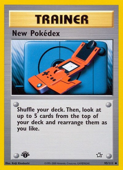 N1: New Pokedex (1st Edition)