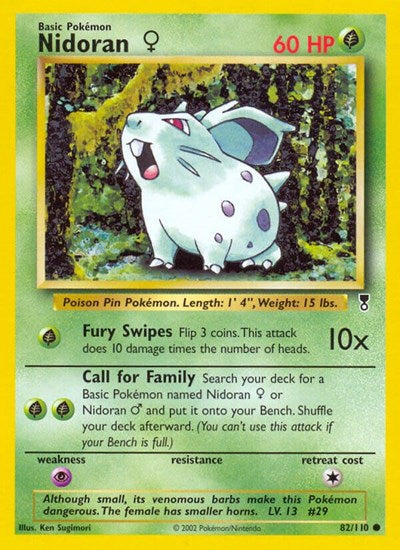LC: Nidoran F (Reverse Holofoil)