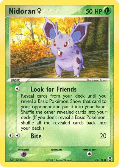 RG: Nidoran F (Reverse Holofoil)