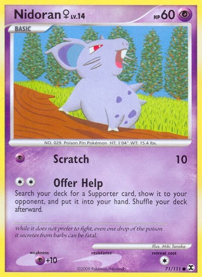 RR: Nidoran F (Reverse Holofoil)