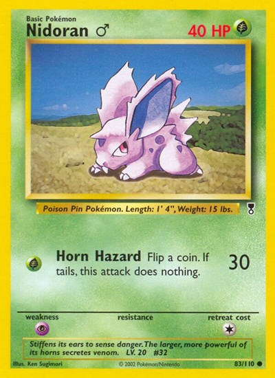 LC: Nidoran M (Reverse Holofoil)