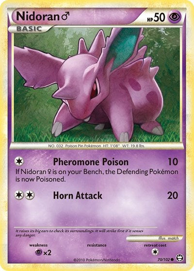 TM: Nidoran M (Reverse Holofoil)