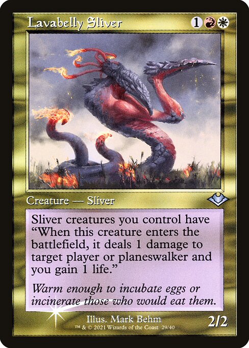 H1R: Lavabelly Sliver (Retro Frame) (Foil Etched)
