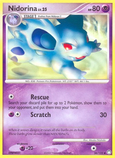 MT: Nidorina (Reverse Holofoil)