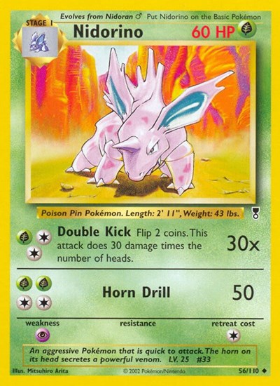 LC: Nidorino (Reverse Holofoil)