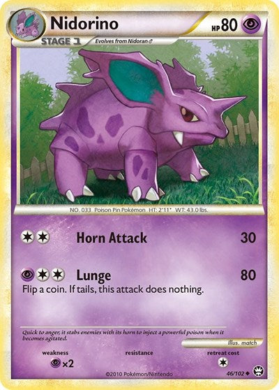 TM: Nidorino (Reverse Holofoil)