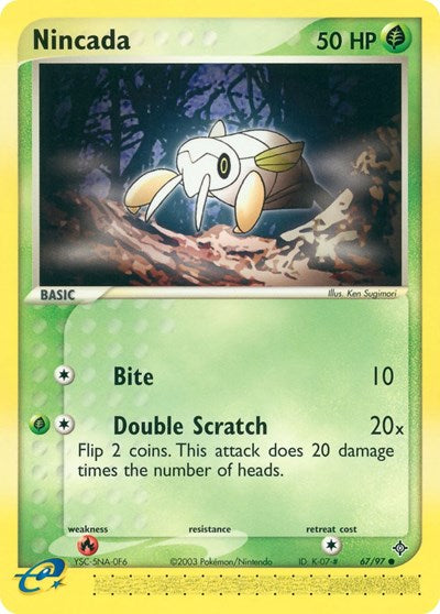 DR: Nincada - 67/97 (Reverse Holofoil)