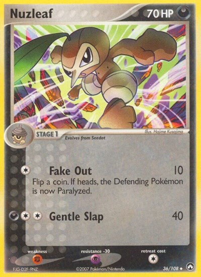 PK: Nuzleaf (Reverse Holofoil)