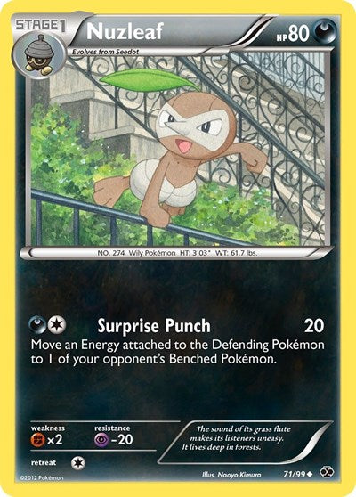 NXD: Nuzleaf (Reverse Holofoil)