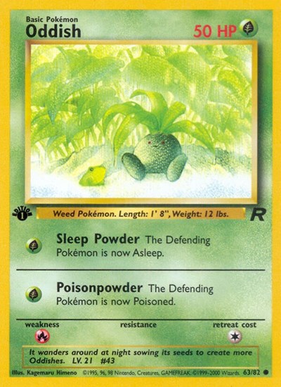 TR: Oddish (1st Edition)