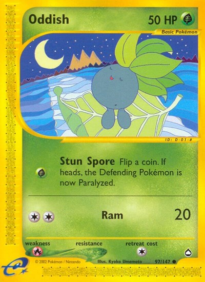 AQ: Oddish (Reverse Holofoil)