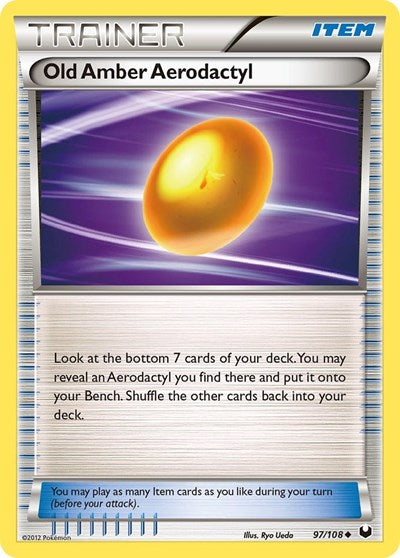 DEX: Old Amber Aerodactyl