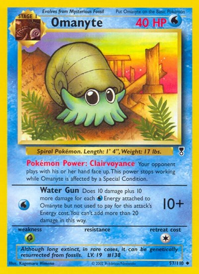 LC: Omanyte (Reverse Holofoil)