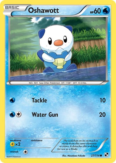 BLW: Oshawott (27) (Reverse Holofoil)