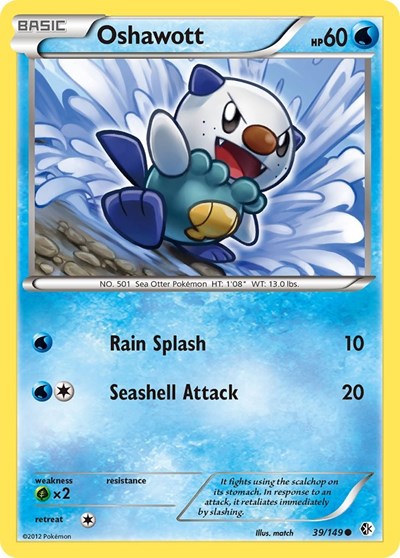 BCR: Oshawott (Reverse Holofoil)
