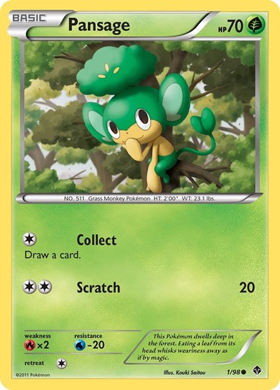 EPO: Pansage (Reverse Holofoil)