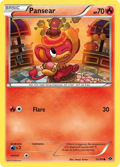 NXD: Pansear (Reverse Holofoil)