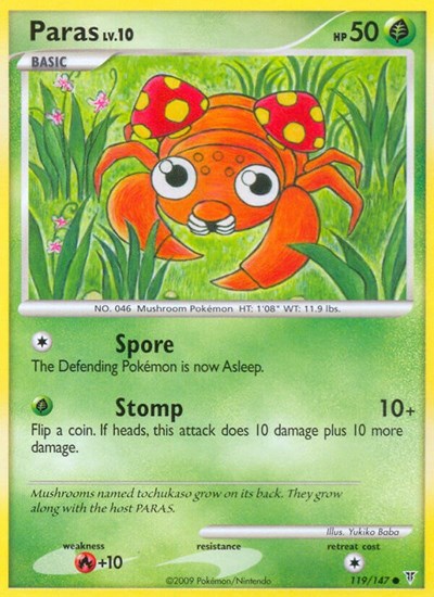 SV: Paras (Reverse Holofoil)
